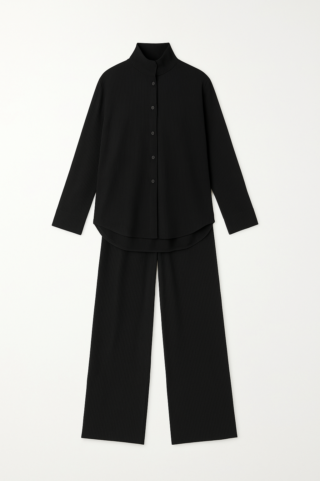 Ensemble Chemisier & Pantalon Large Confort